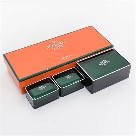 hermes terre soap|Hermes 3 soaps gift set.